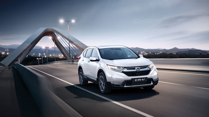 Gros plan du panneau des modes de carburant du Honda CR-V 