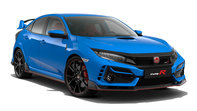 Vue de face de trois quarts de la Honda Civic Type R