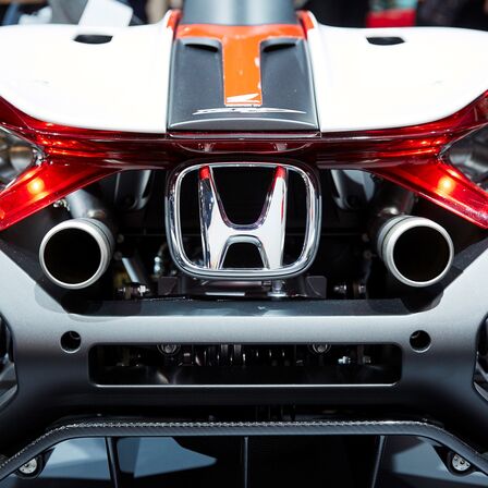 Gros plan du concept-car Honda.