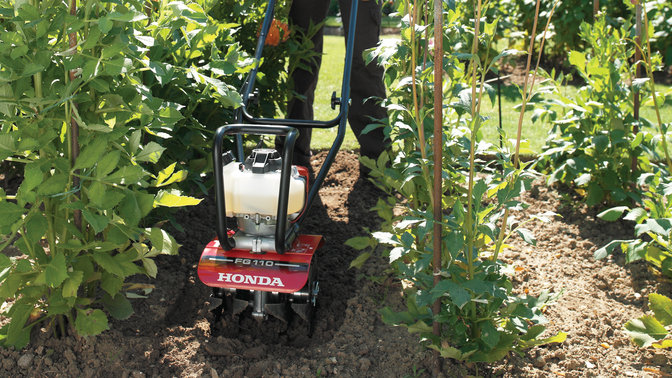Microbineuse Honda, en situation pratique.