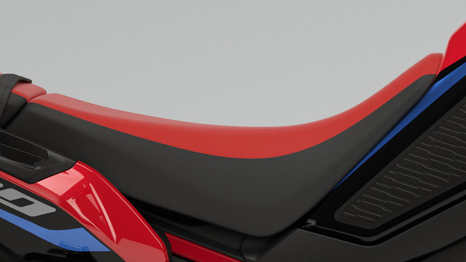 Selle basse et haute de la Honda Africa Twin