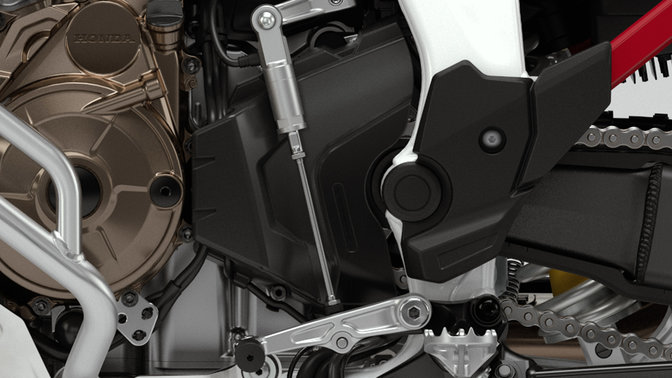 Système d'aide au changement rapide des rapports Honda Africa Twin