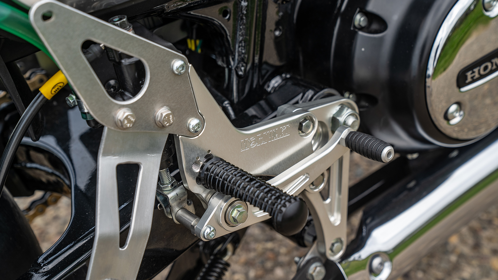 Miranda custom GB350S fuel tank and headlight