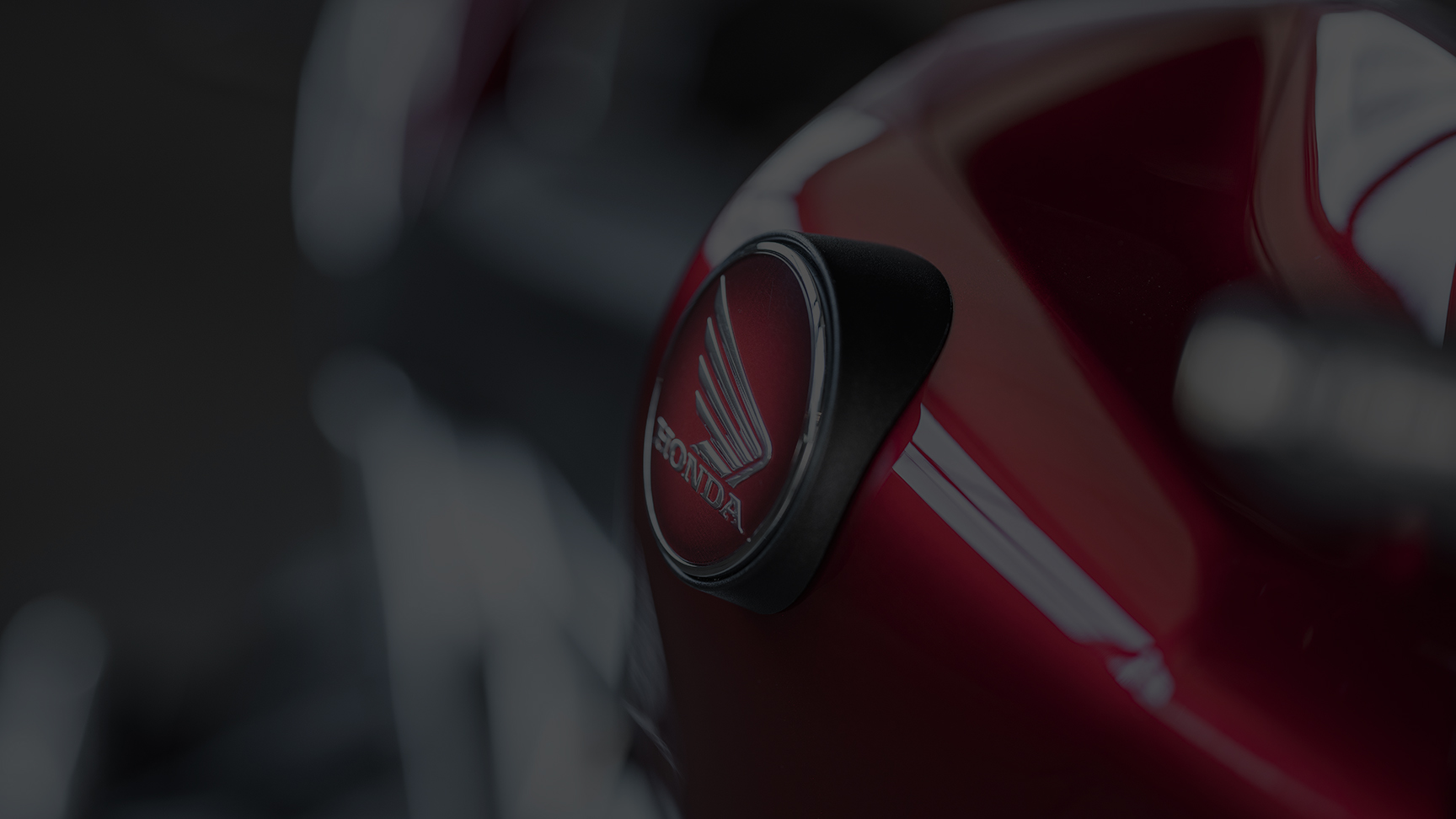 Réservoir de carburant de moto Honda avec logo ailé
