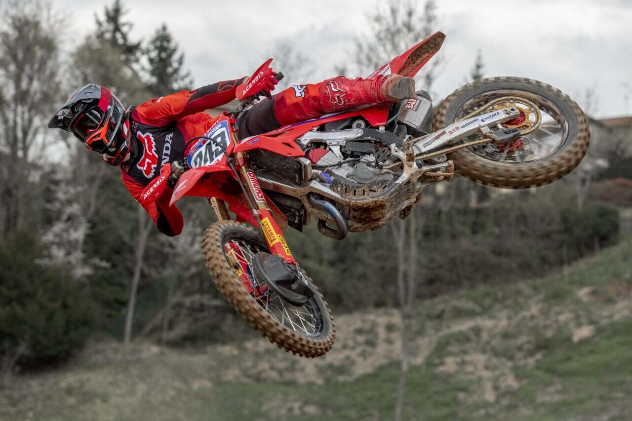 Tim Gajser sur une Honda CRF450R