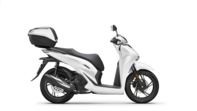SH125i avec Smart Top-box 2024 Blanc Mat