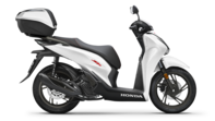 SH125i avec Smart Top-box 2024 Matte Pearl Cool White Sport