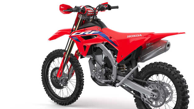 Cadre double poutre en aluminium Honda CRF450RX.