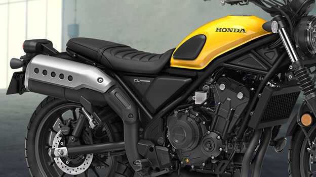 Selle confortable de la Honda CL500.