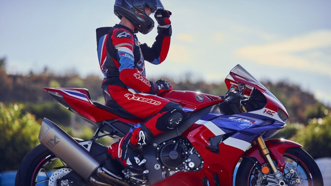 Honda Fireblade sur circuit