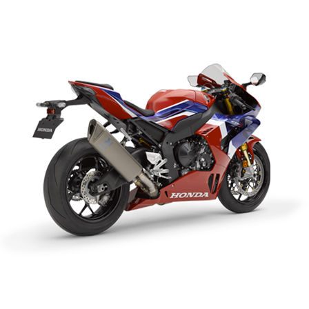 Honda CBR1000RR-R Fireblade SP, trois quarts gauche, modèle tricolore