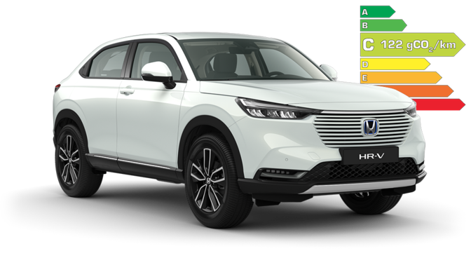 Vue de face de trois quarts du Honda HR-V