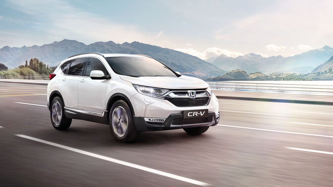Côté trois quarts du CR-V