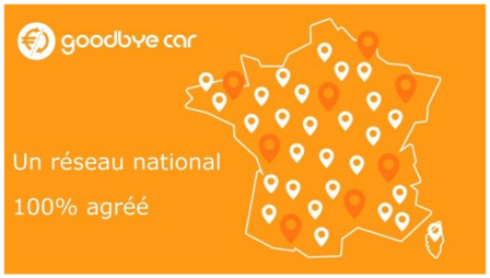 goodbye car, un r&eacute;seau national 100% agr&eacute;&eacute;