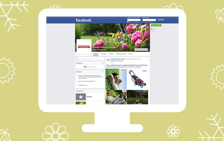 Page Facebook Honda Passion Jardin