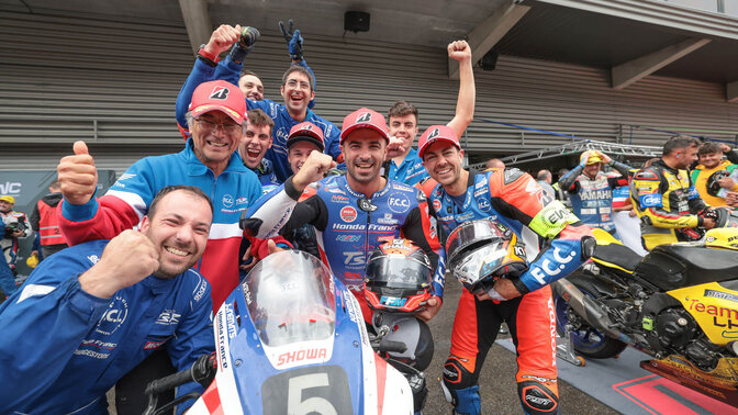 F.C.C. TSR Honda France Fireblade 3e aux 24H de Spa 2022