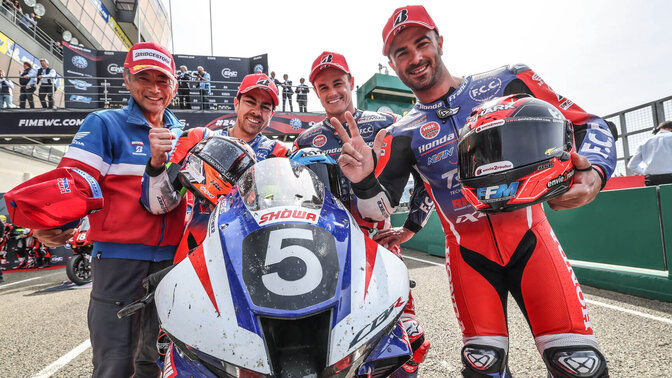 F.C.C. TSR Honda France Fireblade 3e aux 24 Heures motos 2022
