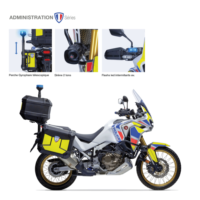 Moto Trail Africa Twin Adventure Sports CRF1100L Honda Flotte police municipale