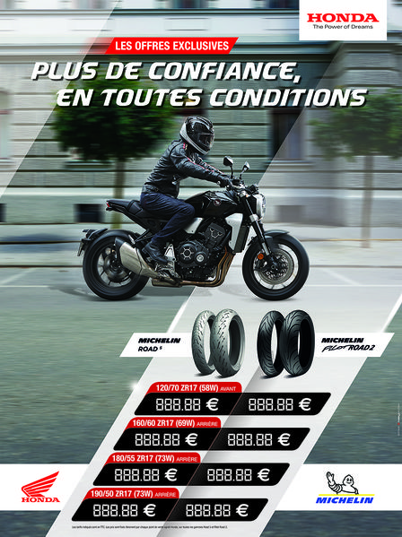 Gamme Michelin Road 5 et Pilot Road 2 2020